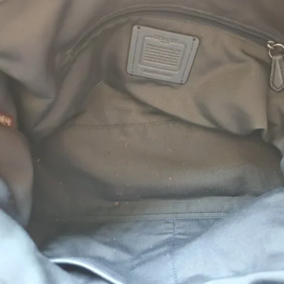 Coach Navy purse - Picture 3 of 3